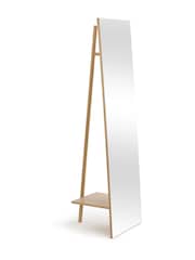 La Redoute Intérieurs Natural Adargi Standalone Mirror with Hanging Rail - Image 1 of 5