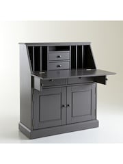La Redoute Intérieurs Charcoal Betta Secretary Desk - Image 2 of 3
