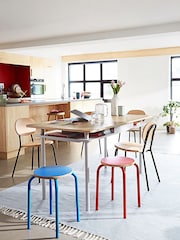 La Redoute Intérieurs Oak Biniti Double Top 6 Seater Dining Table Desk - Image 1 of 7