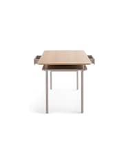 La Redoute Intérieurs Oak Biniti Double Top 6 Seater Dining Table Desk - Image 7 of 7