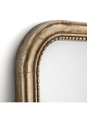 La Redoute Intérieurs Aged Gold Afsan Solid Mango Wood Mirror - Image 2 of 2