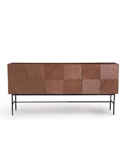 La Redoute Intérieurs Oak Jerem Oak Veneered Textured Sideboard - Image 2 of 6
