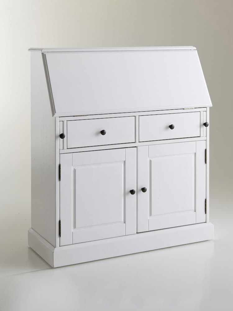 La Redoute Intérieurs White Betta Secretary Desk - Image 1 of 3