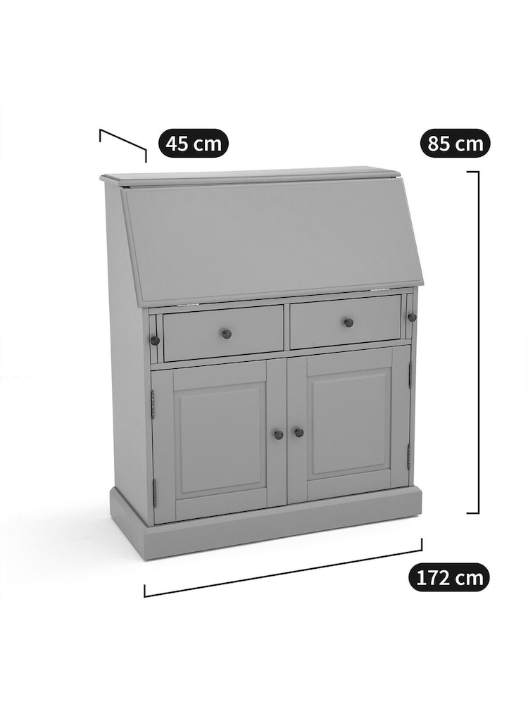 La Redoute Intérieurs White Betta Secretary Desk - Image 3 of 3