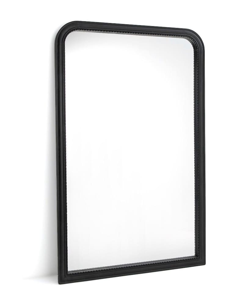 La Redoute Intérieurs Black Afsan Solid Mango Wood Mirror - Image 1 of 2