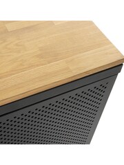 La Redoute Intérieurs Grey and Wood Agama Metal & Oak Desk - Image 6 of 7