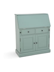 La Redoute Intérieurs Grey Green Betta Secretary Desk - Image 2 of 5