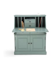 La Redoute Intérieurs Grey Green Betta Secretary Desk - Image 5 of 5