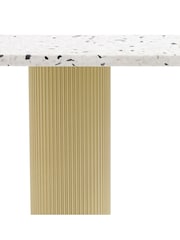 La Redoute Intérieurs Terrazzo Bistro Metal & Garden Table - Image 5 of 6