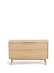 La Redoute Intérieurs Oak Aram Oak Veneer 3-Door Sideboard - Image 1 of 5