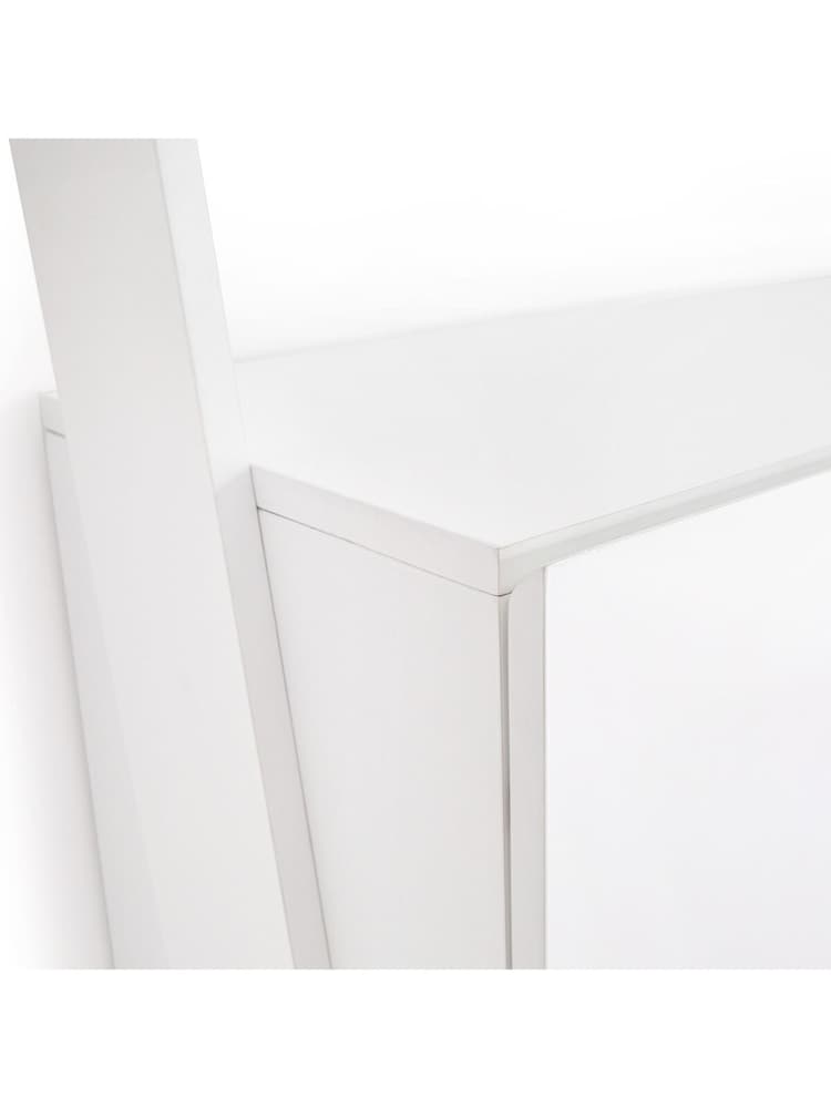 La Redoute Intérieurs White Domeno WallMounted Ladder Painted Shelving Unit wi Cupboards - Image 6 of 6