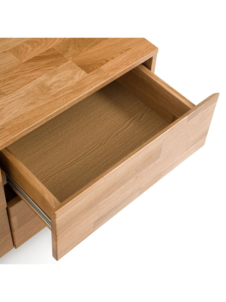 La Redoute Intérieurs Natural Domeno Solid Oak 4-Drawer Wardrobe Unit - Image 6 of 6