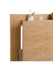 La Redoute Intérieurs Light Wood Essena Oak Veneer Storage Super King Headboard - Image 3 of 5
