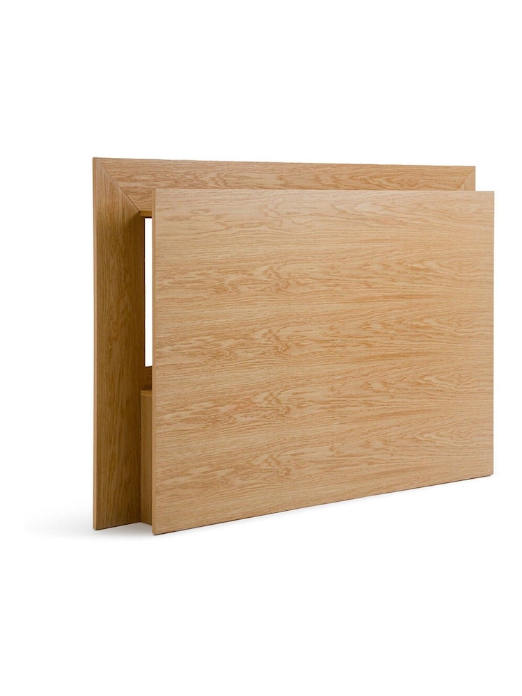 La Redoute Intérieurs Light Wood Essena Oak Veneer Storage Super King Headboard - Image 5 of 5