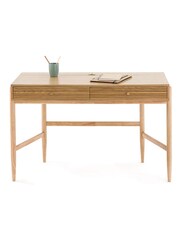 La Redoute Intérieurs Briniac Oak Veneer Desk - Image 2 of 6