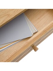 La Redoute Intérieurs Briniac Oak Veneer Desk - Image 5 of 6