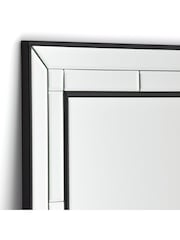 La Redoute Intérieurs Black Andella Bevelled Finish Rectangular Mirror - Image 3 of 3
