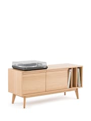 La Redoute Intérieurs Natural Aram Vinyl Record Cabinet - Image 1 of 5