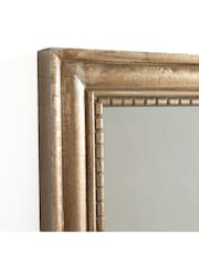 La Redoute Intérieurs Aged Gold Afsan Solid Mango Wood Rectangular Mirror - Image 2 of 2
