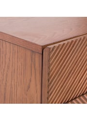 La Redoute Intérieurs Jerem 180cm Textured Front Walnut Stained TV Unit - Image 6 of 6