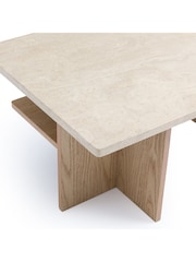 La Redoute Intérieurs Travertine Caliste Travertine Coffee Table - Image 3 of 7