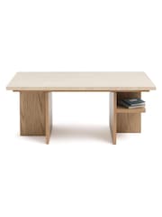 La Redoute Intérieurs Travertine Caliste Travertine Coffee Table - Image 5 of 7