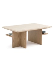 La Redoute Intérieurs Travertine Caliste Travertine Coffee Table - Image 6 of 7