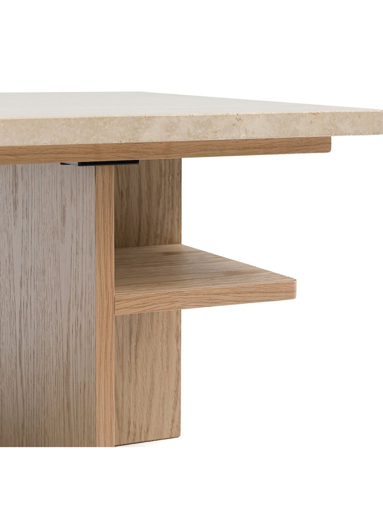 La Redoute Intérieurs Travertine Caliste Travertine Coffee Table - Image 7 of 7