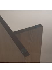 La Redoute Intérieurs Archita Glass & Oak 6 to 8 Seater Dining Table - Image 6 of 6