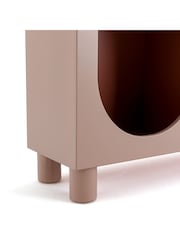 La Redoute Intérieurs Powder Pink Archy Pine 5-Compartment Bookcase - Image 6 of 6
