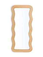 La Redoute Intérieurs Natural Kiza 180cm High Wavy Rattan Mirror - Image 5 of 5