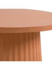 La Redoute Intérieurs Brick Red Cannelli Cement Fibre Coffee Table - Image 4 of 4