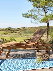 La Redoute Intérieurs Acacia Euka Garden Sun Lounger with Armrests - Image 1 of 7