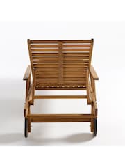 La Redoute Intérieurs Acacia Euka Garden Sun Lounger with Armrests - Image 5 of 7
