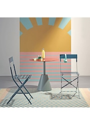 La Redoute Intérieurs Terracotta Green Klapi Metal Garden Table - Image 1 of 4