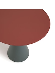 La Redoute Intérieurs Terracotta Green Klapi Metal Garden Table - Image 4 of 4