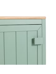 La Redoute Intérieurs Green Natural Carlos Solid Pine Kitchen Island - Image 4 of 7