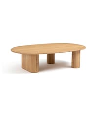 La Redoute Intérieurs Natural Celmar Oak Veneer Coffee Table - Image 2 of 5