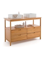 La Redoute Intérieurs Acacia Cheira Double Sink Vanity Unit - Image 5 of 6