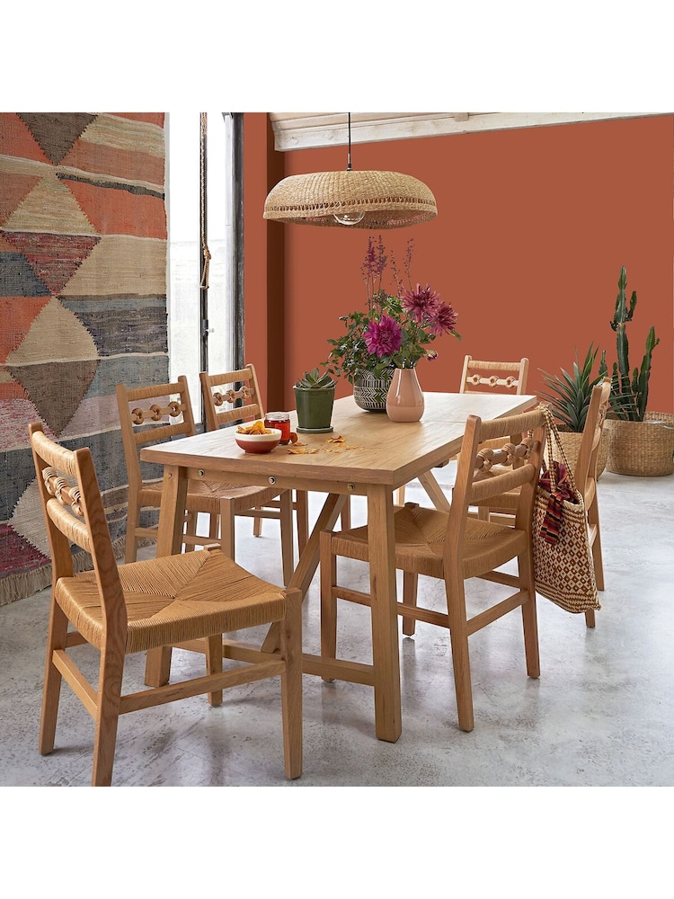 La Redoute Intérieurs Natural Cinto Extendable Pine 6 to 8 Seater Dining Table - Image 1 of 6