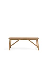La Redoute Intérieurs Natural Cinto Extendable Pine 6 to 8 Seater Dining Table - Image 2 of 6