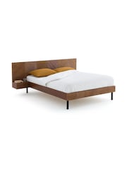 La Redoute Intérieurs Walnut Jérem Bed with Integrated Bedside Tables - Image 3 of 7