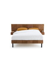 La Redoute Intérieurs Walnut Jérem Bed with Integrated Bedside Tables - Image 4 of 7