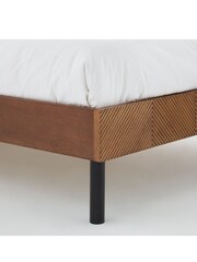 La Redoute Intérieurs Walnut Jérem Bed with Integrated Bedside Tables - Image 7 of 7