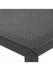 La Redoute Intérieurs Black Choe Perforated Metal High Bar Table - Image 4 of 4