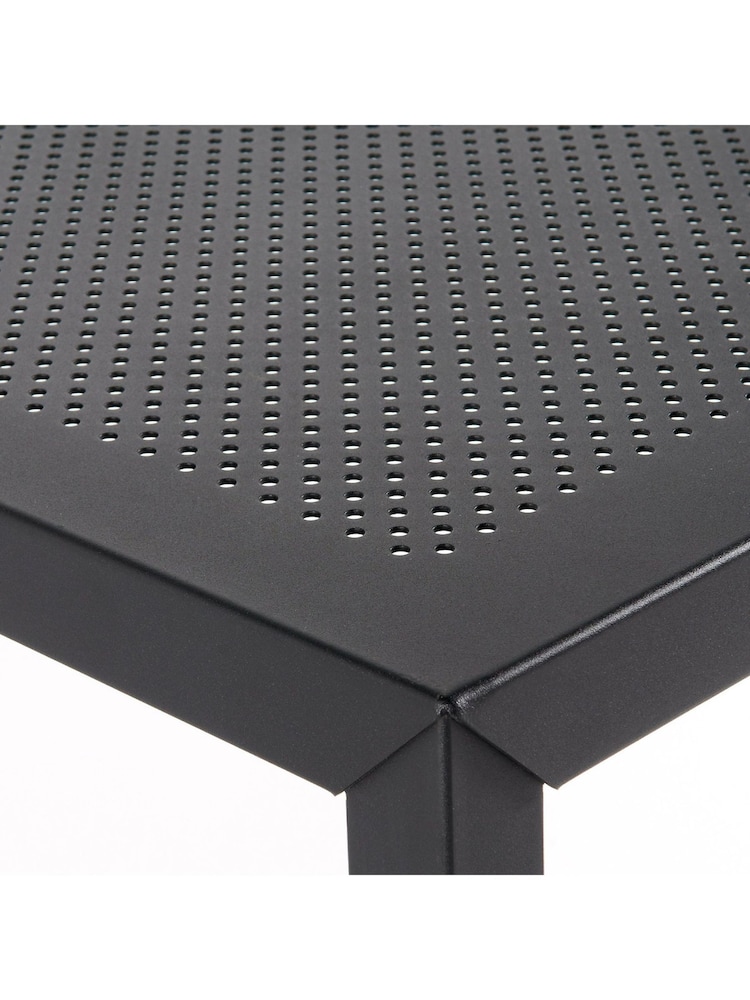 La Redoute Intérieurs Black Choe Perforated Metal High Bar Table - Image 4 of 4