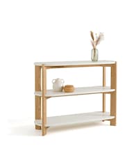 La Redoute Intérieurs White Galet Organically Shaped Ash Console Table - Image 4 of 6