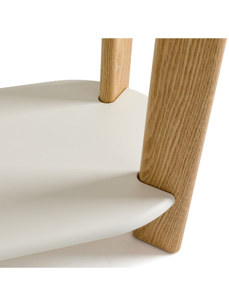 La Redoute Intérieurs White Galet Organically Shaped Ash Console Table - Image 6 of 6