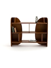 La Redoute Intérieurs Walnut Gorman Low Bookcase - Image 3 of 5
