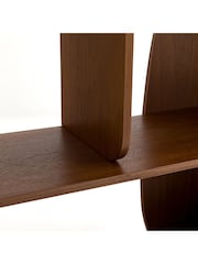 La Redoute Intérieurs Walnut Gorman Low Bookcase - Image 5 of 5